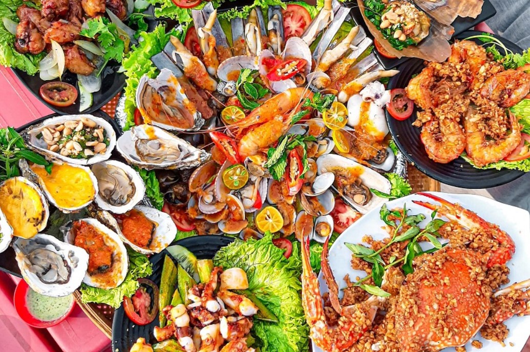 chợ hải sản mũi né Lâm Đồng